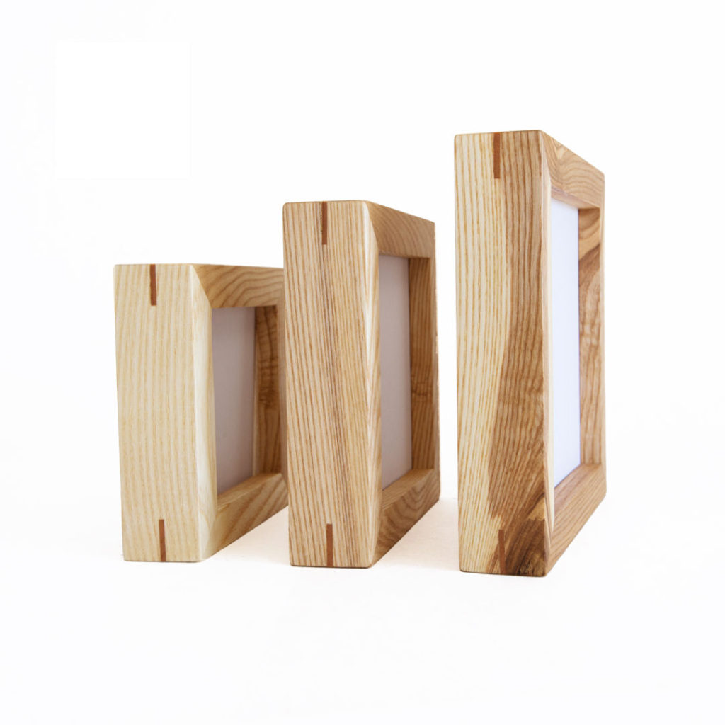 square wood photo frames