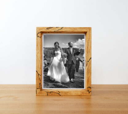 Spalted Sugar Maple (AKA Acer Saccharum) wood frame in classic style