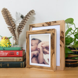 large and small ambrosia maple box frame with in lifestyle setting